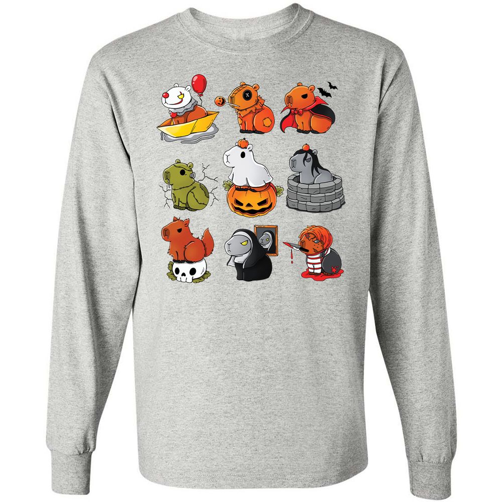 Long Sleeve T-Shirt - WPKRRE5L - Ash - 5