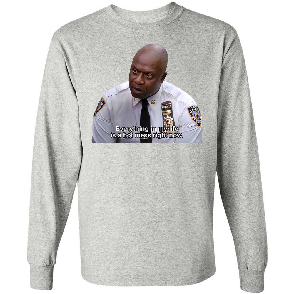 Long Sleeve T-Shirt - 24RYH3TY - Ash - 5