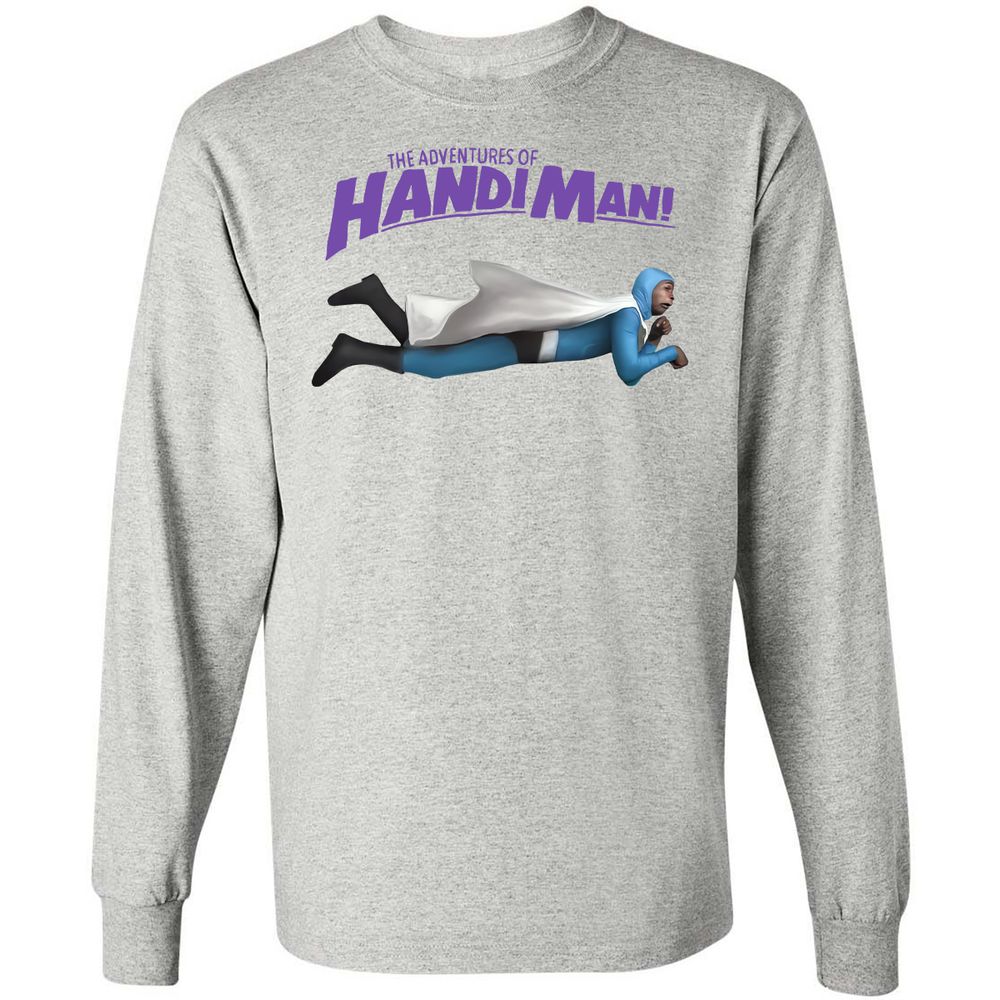 Long Sleeve T-Shirt - BXS9GBJU - Ash - 5