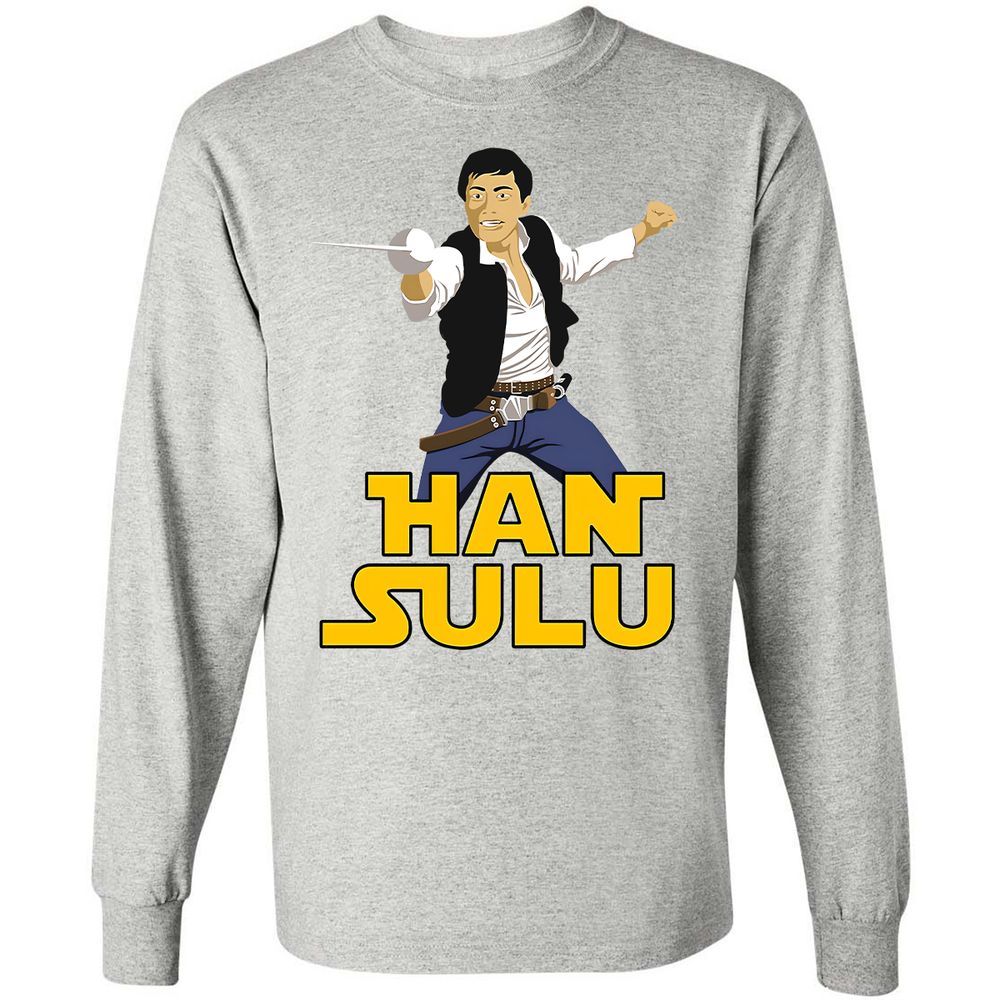 Long Sleeve T-Shirt - DHPG3BJY - Ash - 5