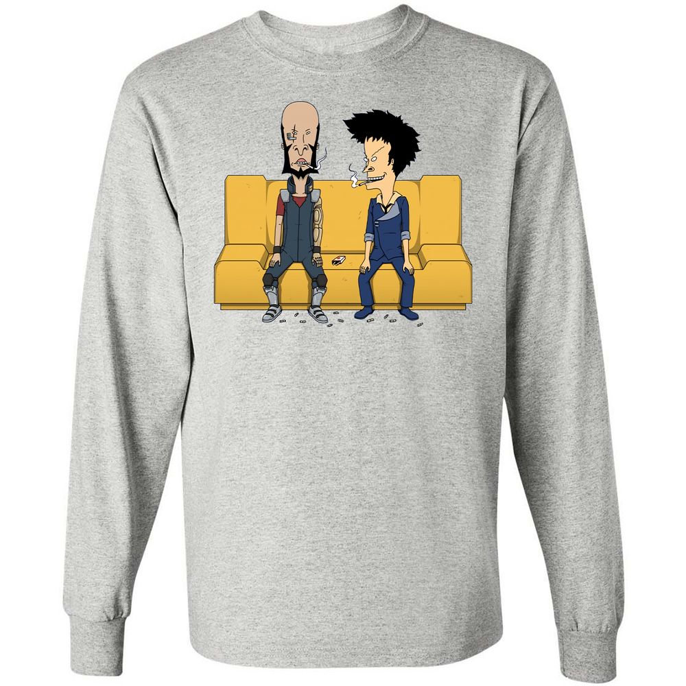 Long Sleeve T-Shirt - F6JNZQ3Y - Ash - 5
