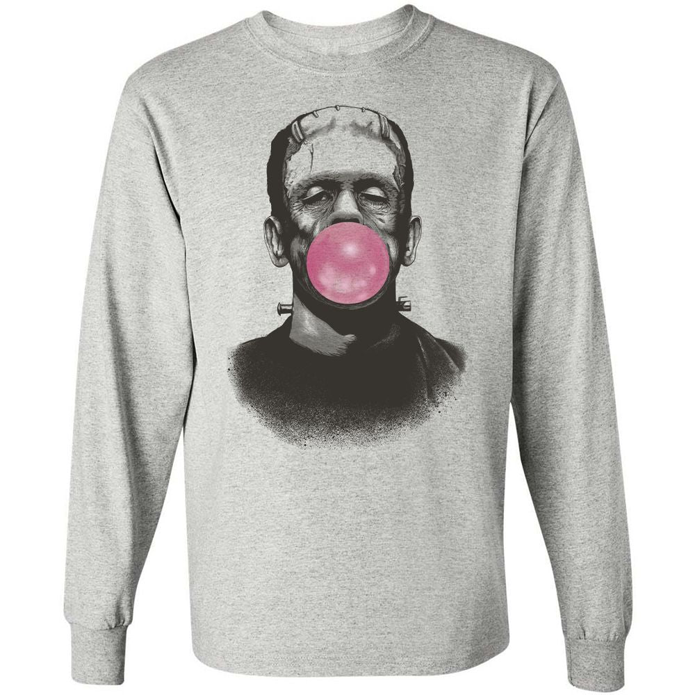 Long Sleeve T-Shirt - XH6BDKLZ - Ash - 5
