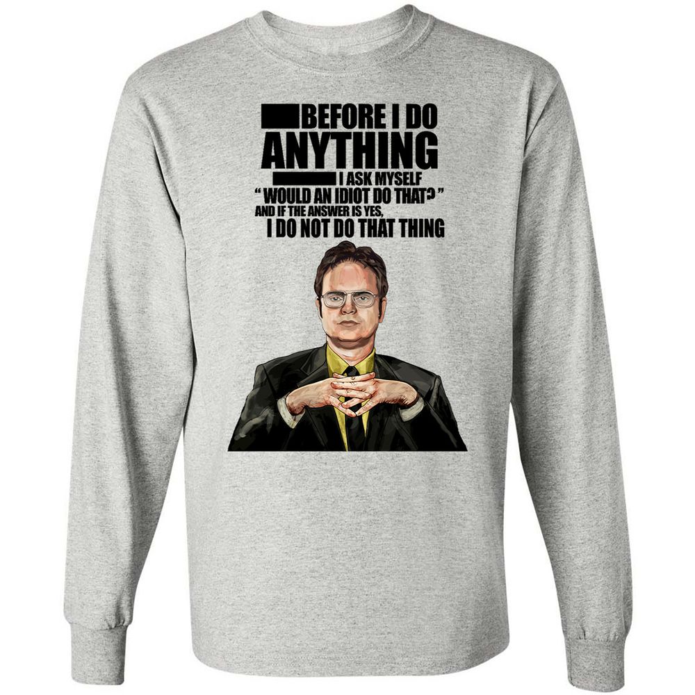 Long Sleeve T-Shirt - LXQ9K539 - Ash - 5