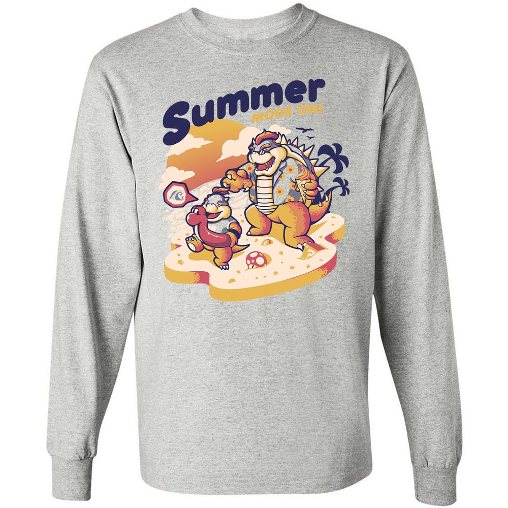 Long Sleeve T-Shirt - 9S1F77SF - Ash - 5