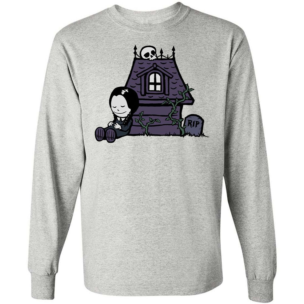 Long Sleeve T-Shirt - DJYSAHK3 - Ash - 5