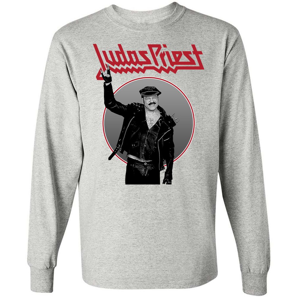 Long Sleeve T-Shirt - XKJ2PYTB - Ash - 5