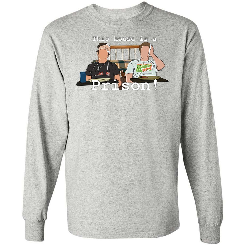 Long Sleeve T-Shirt - QKD6PBPU - Ash - 5