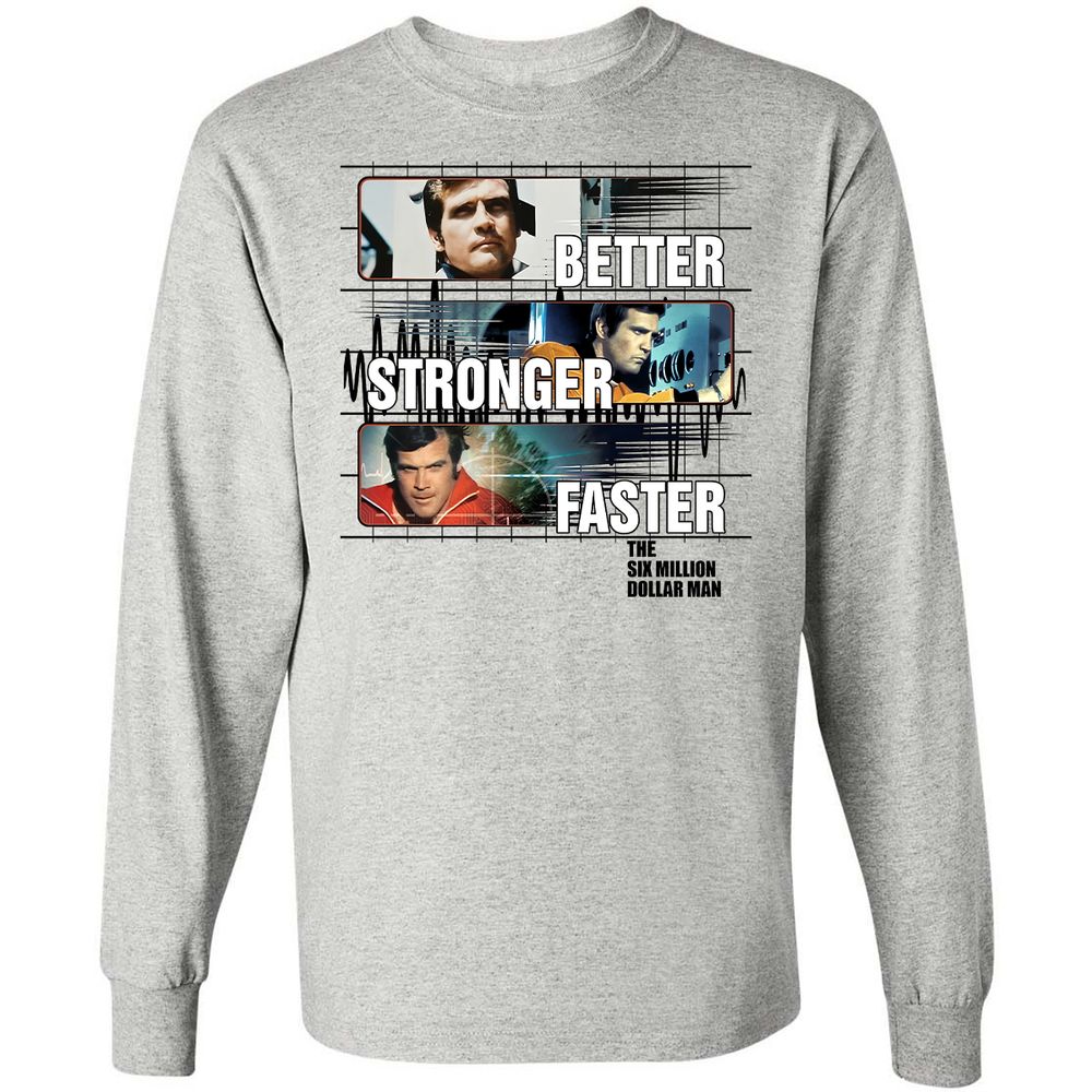 Long Sleeve T-Shirt - 64DPLVF7 - Ash - 5