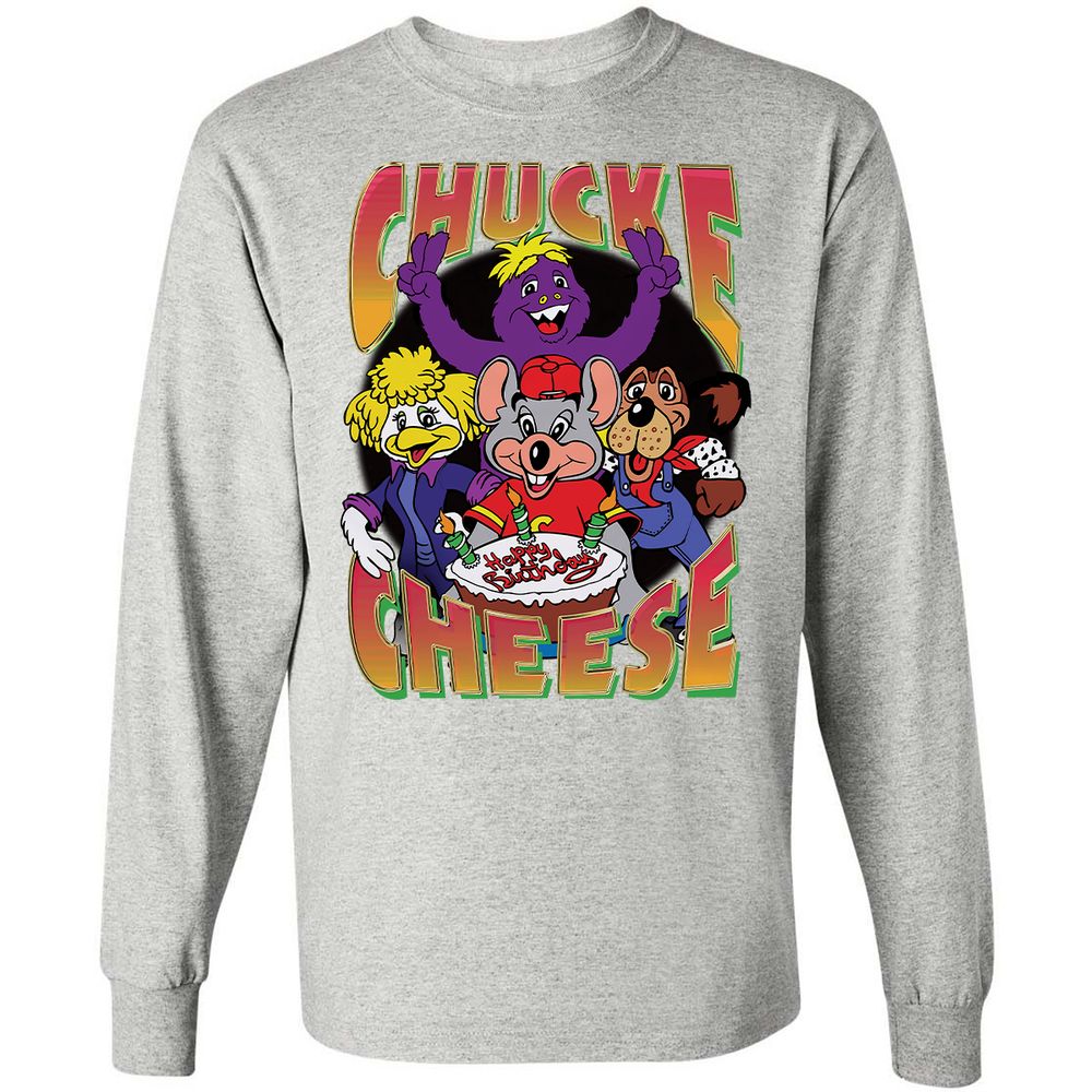 Long Sleeve T-Shirt - 35VHX47E - Ash - 5