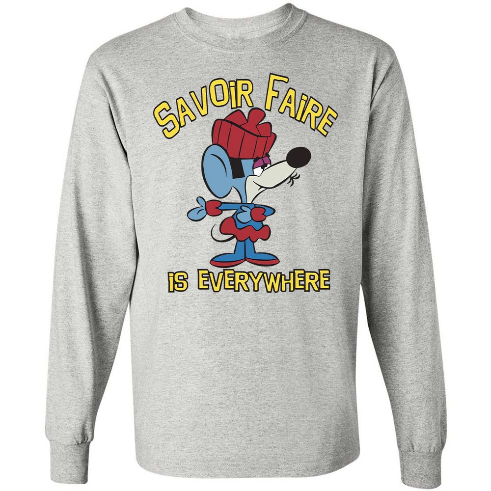 Long Sleeve T-Shirt - SGHNZL85 - Ash - 5