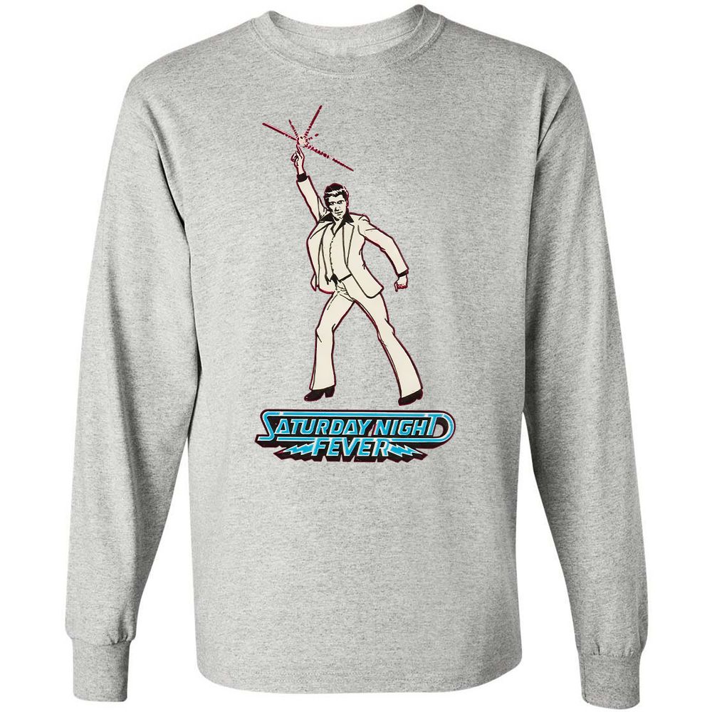 Long Sleeve T-Shirt - A4GN9LKC - Ash - 5