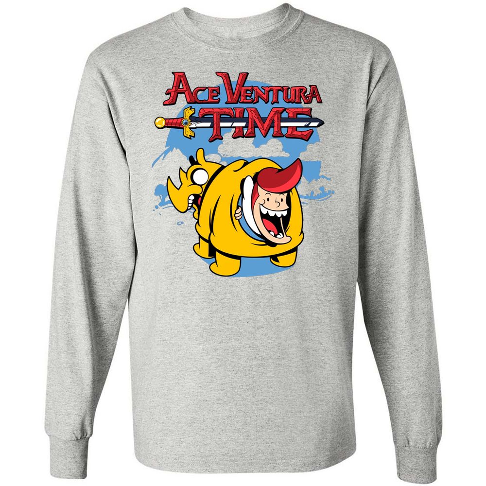 Long Sleeve T-Shirt - G9R6B53F - Ash - 5