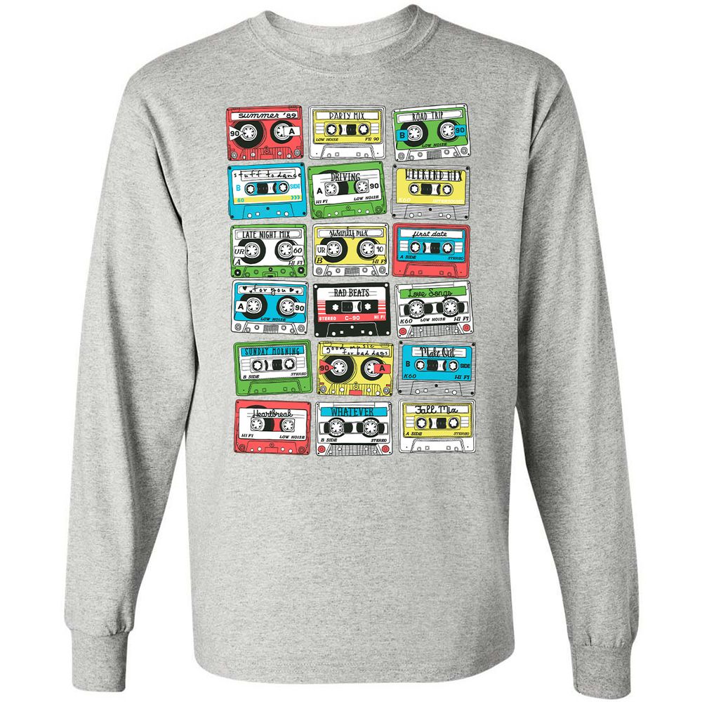 Long Sleeve T-Shirt - KTNQMPPV - Ash - 5