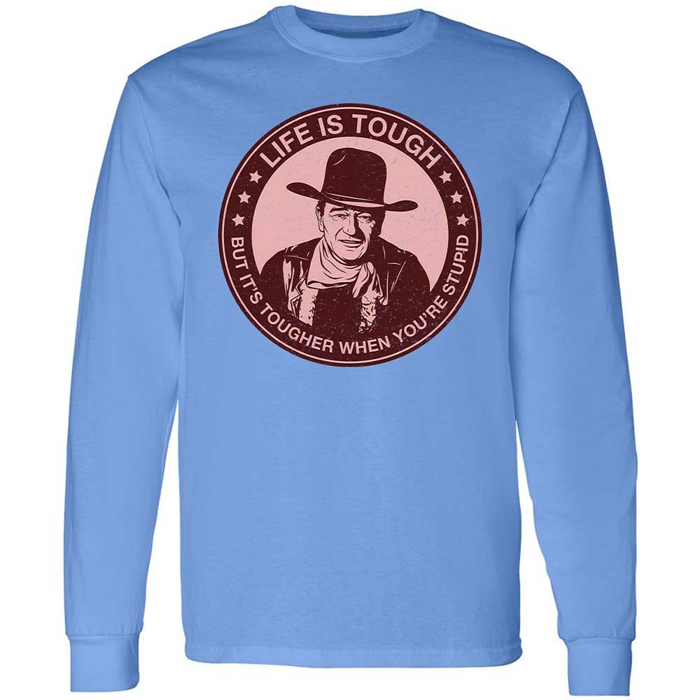 Long Sleeve T-Shirt - E6ZMKBBC - Carolina Blue - 5