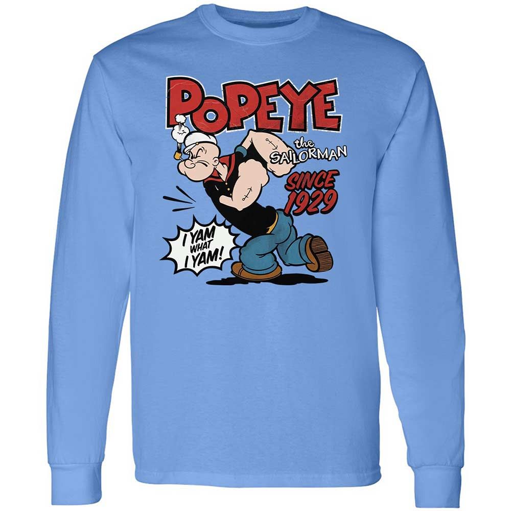 Long Sleeve T-Shirt - 99HBCY7C - Carolina Blue - 5