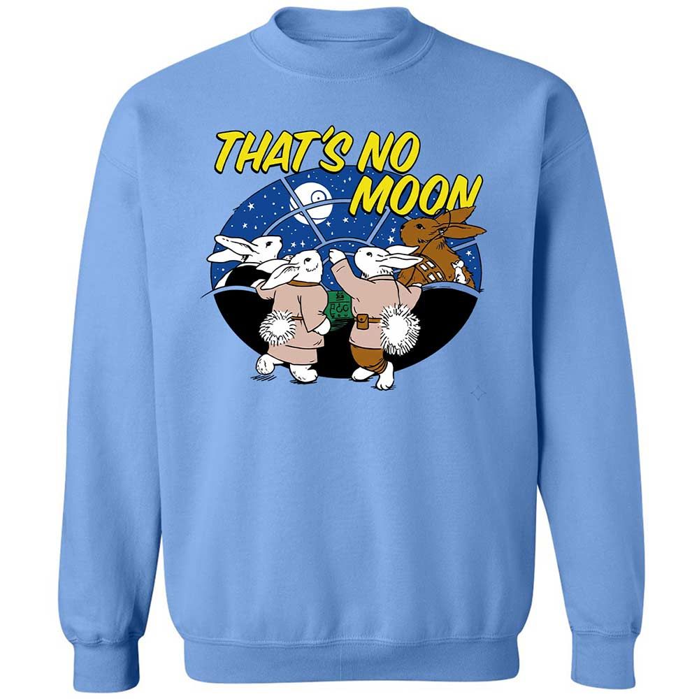 Classic Unisex Sweatshirt - White - Carolina Blue - 5