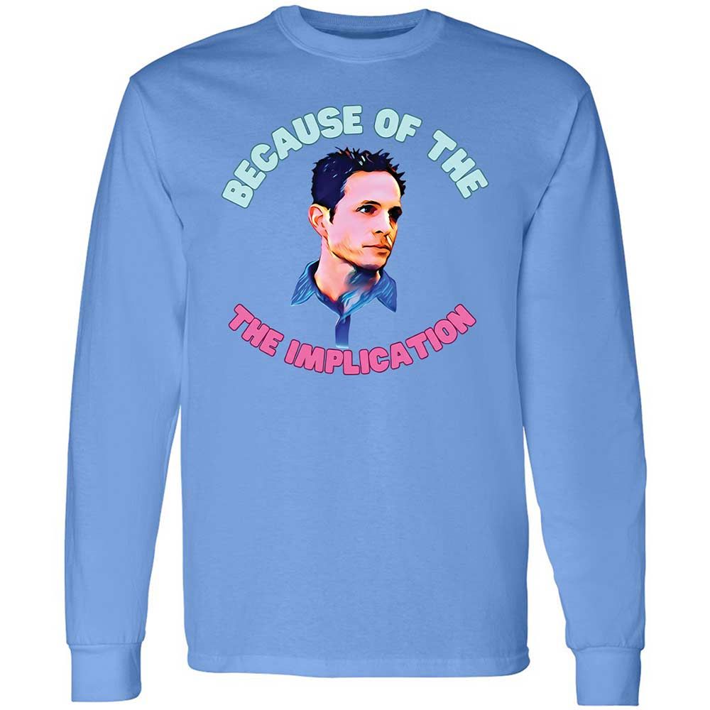 Long Sleeve T-Shirt - VUVVL2HC - Carolina Blue - 5