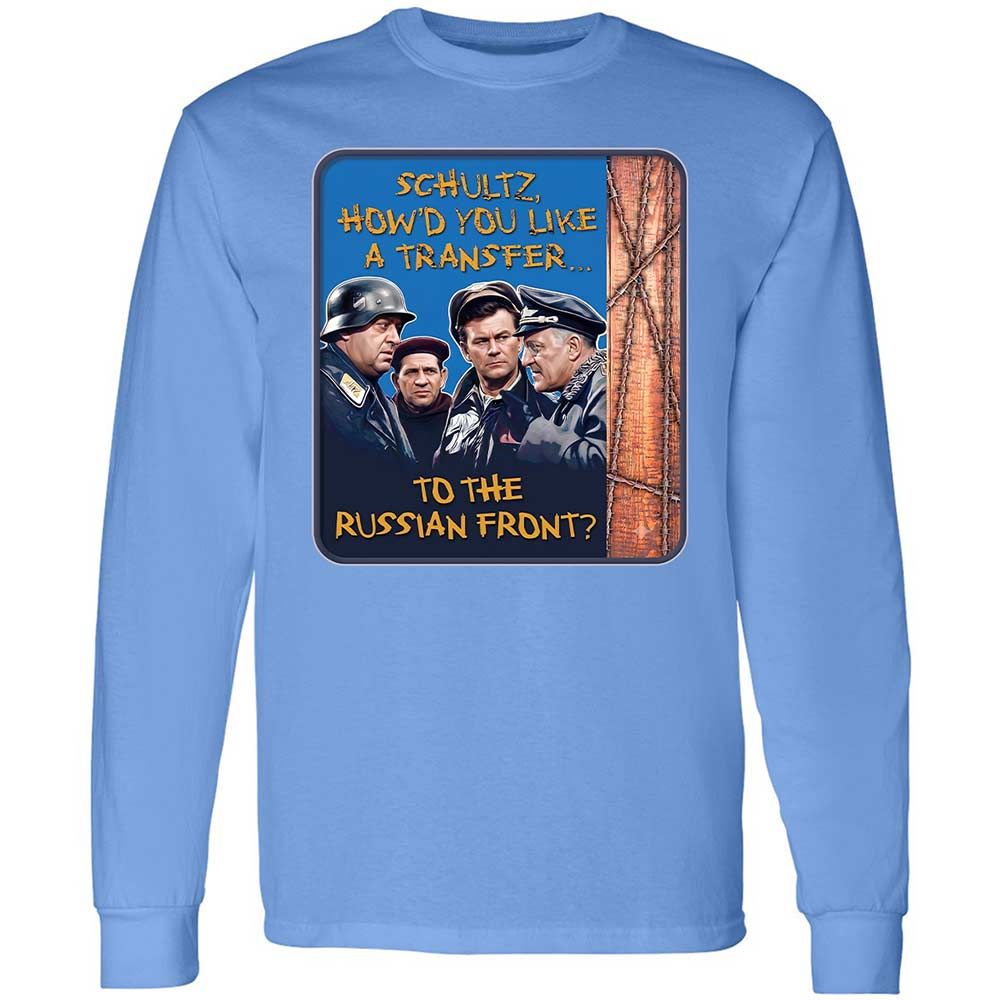 Long Sleeve T-Shirt - ZGD2YC6M - Carolina Blue - 5
