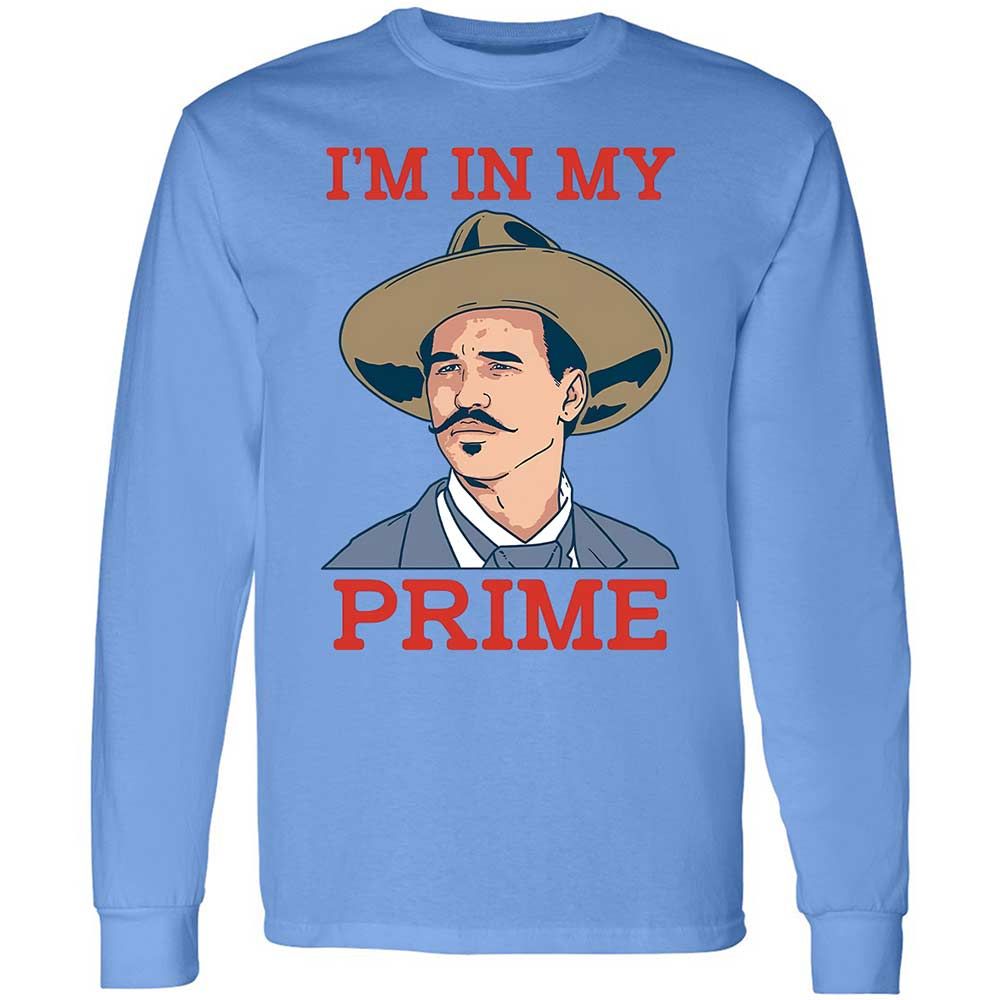 Long Sleeve T-Shirt - HJMHSQ6L - Carolina Blue - 5
