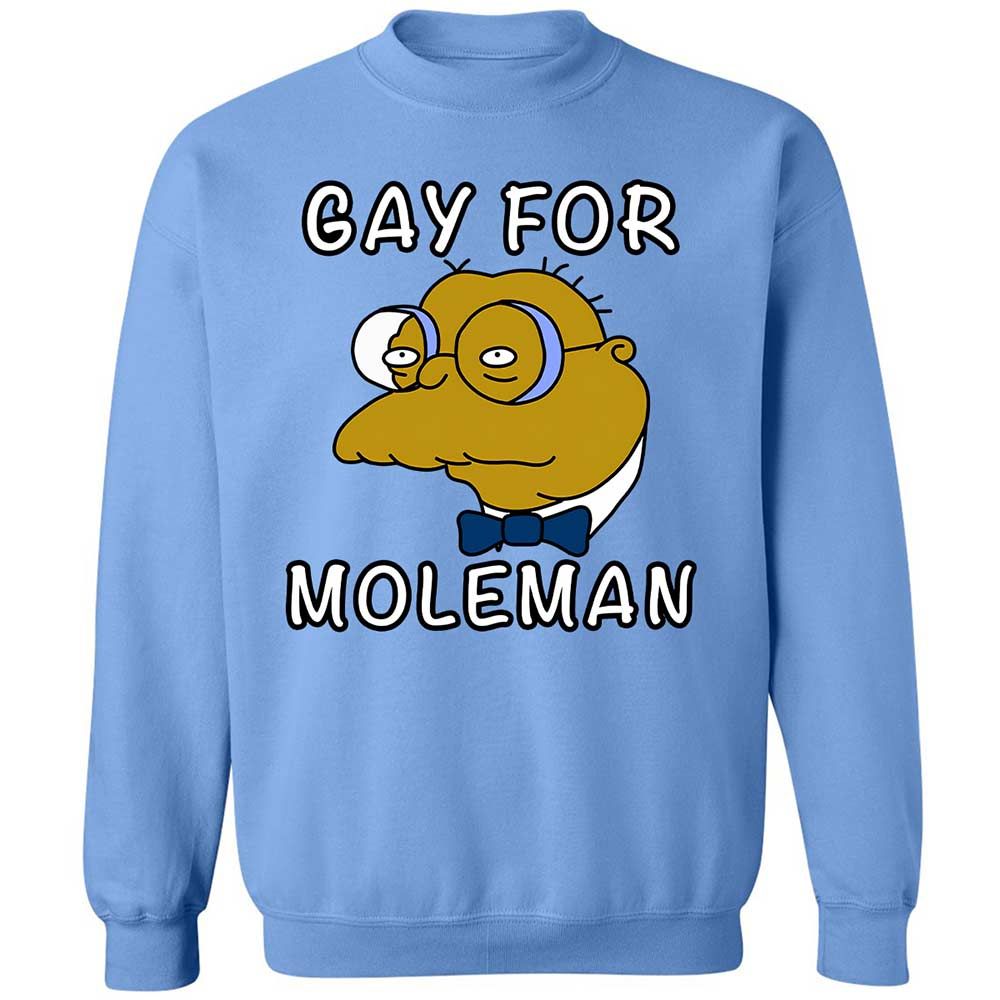 Gay for Moleman - Carolina Blue - 5