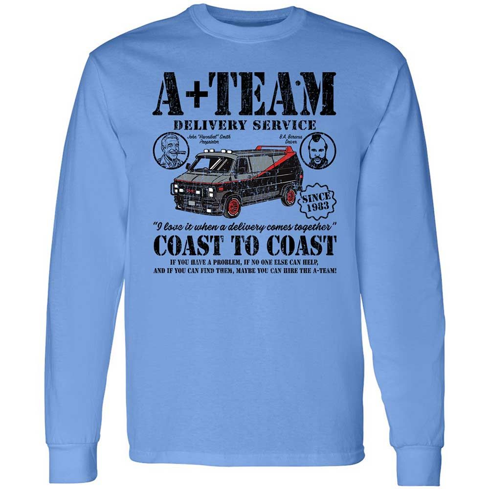 Long Sleeve T-Shirt - X3Z2EW35 - Carolina Blue - 5