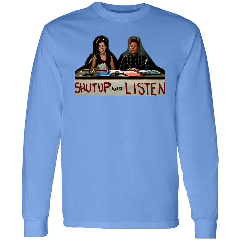 Long Sleeve T-Shirt - X1C5QY8Z - Carolina Blue - 5
