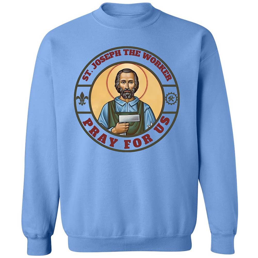Pray for Us - Carolina Blue - 5