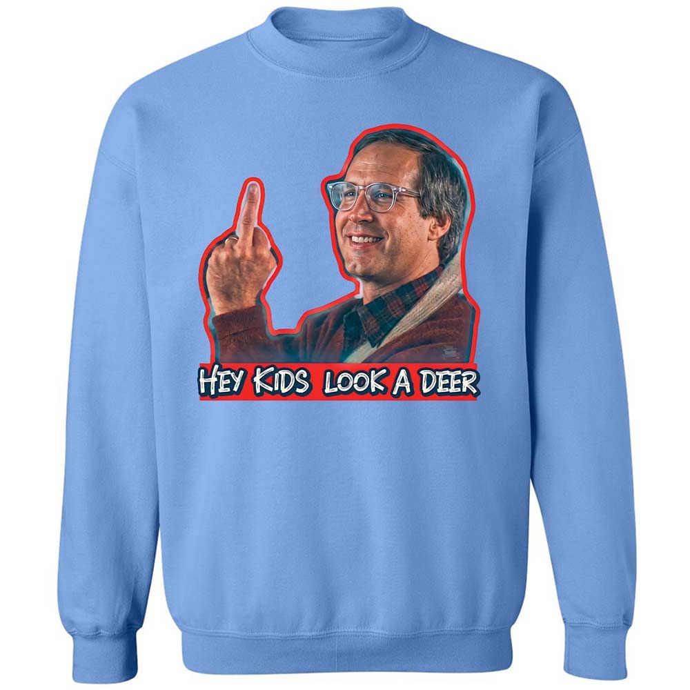 Hey Kids, Look a Deer - Carolina Blue - 5