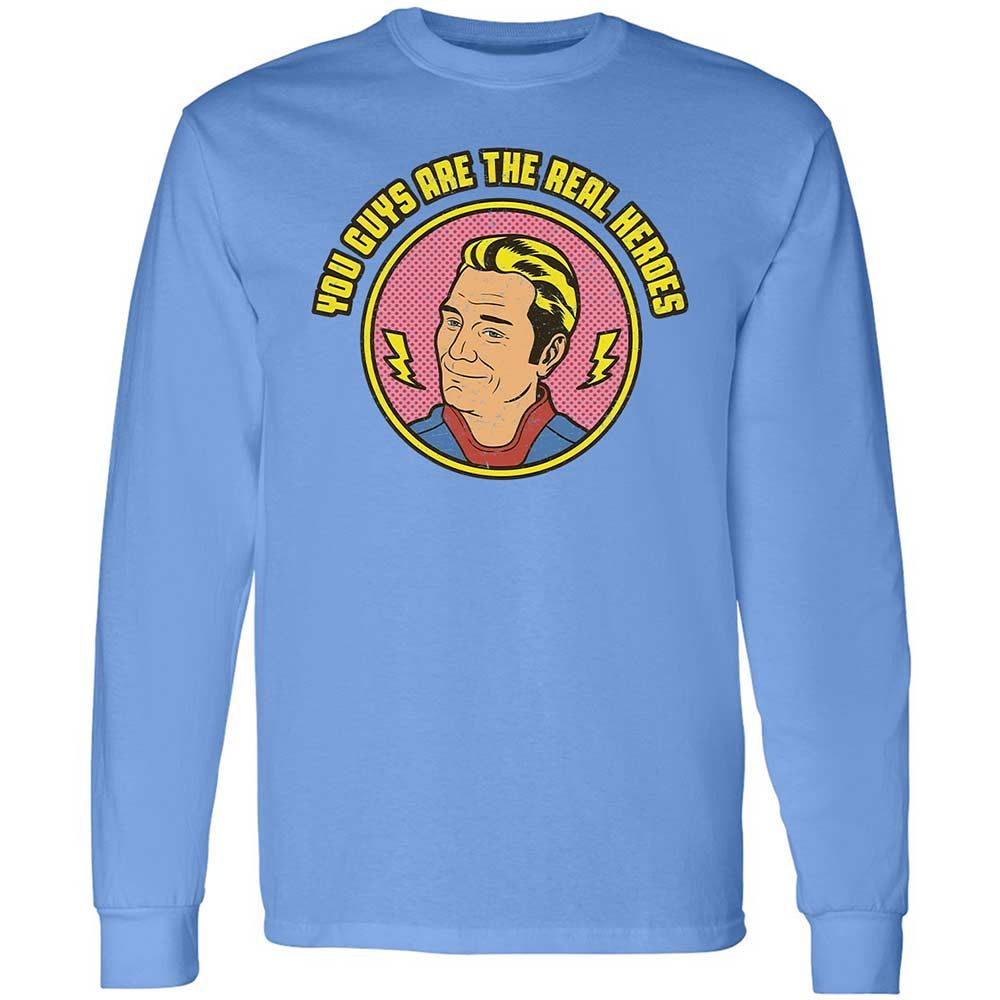 Long Sleeve T-Shirt - FYUMLVCX - Carolina Blue - 5