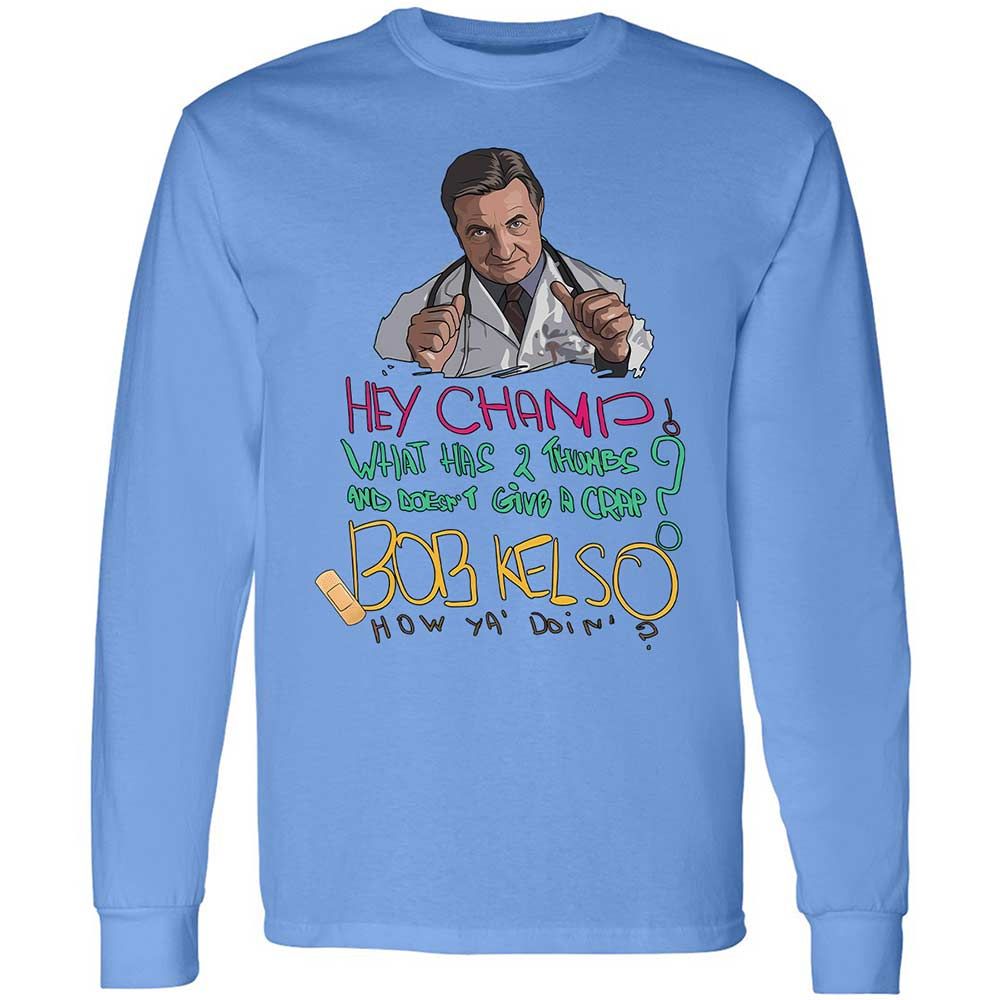 Long Sleeve T-Shirt - UV5NNMCL - Carolina Blue - 5