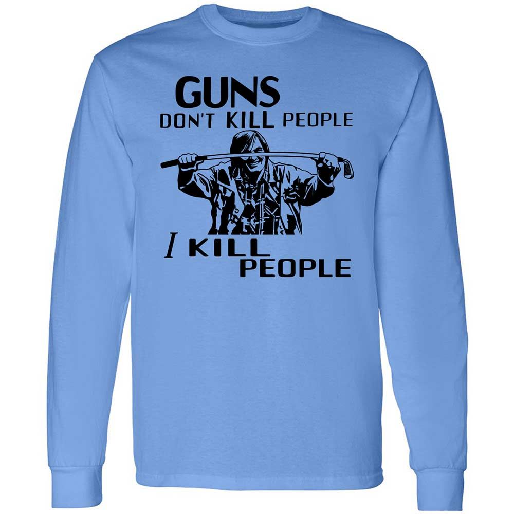 Long Sleeve T-Shirt - P9QH5P41 - Carolina Blue - 5