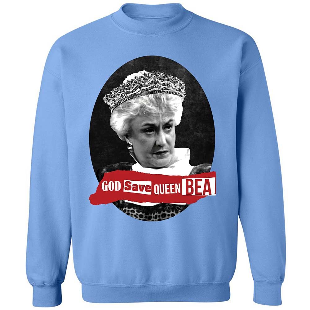 God Save Queen Bea - Carolina Blue - 5