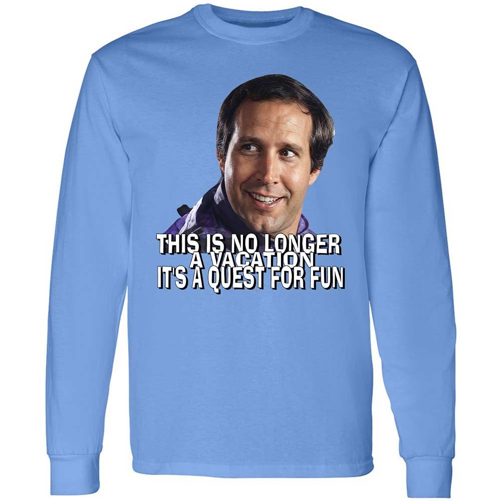 Long Sleeve T-Shirt - VQWKDK9P - Carolina Blue - 5