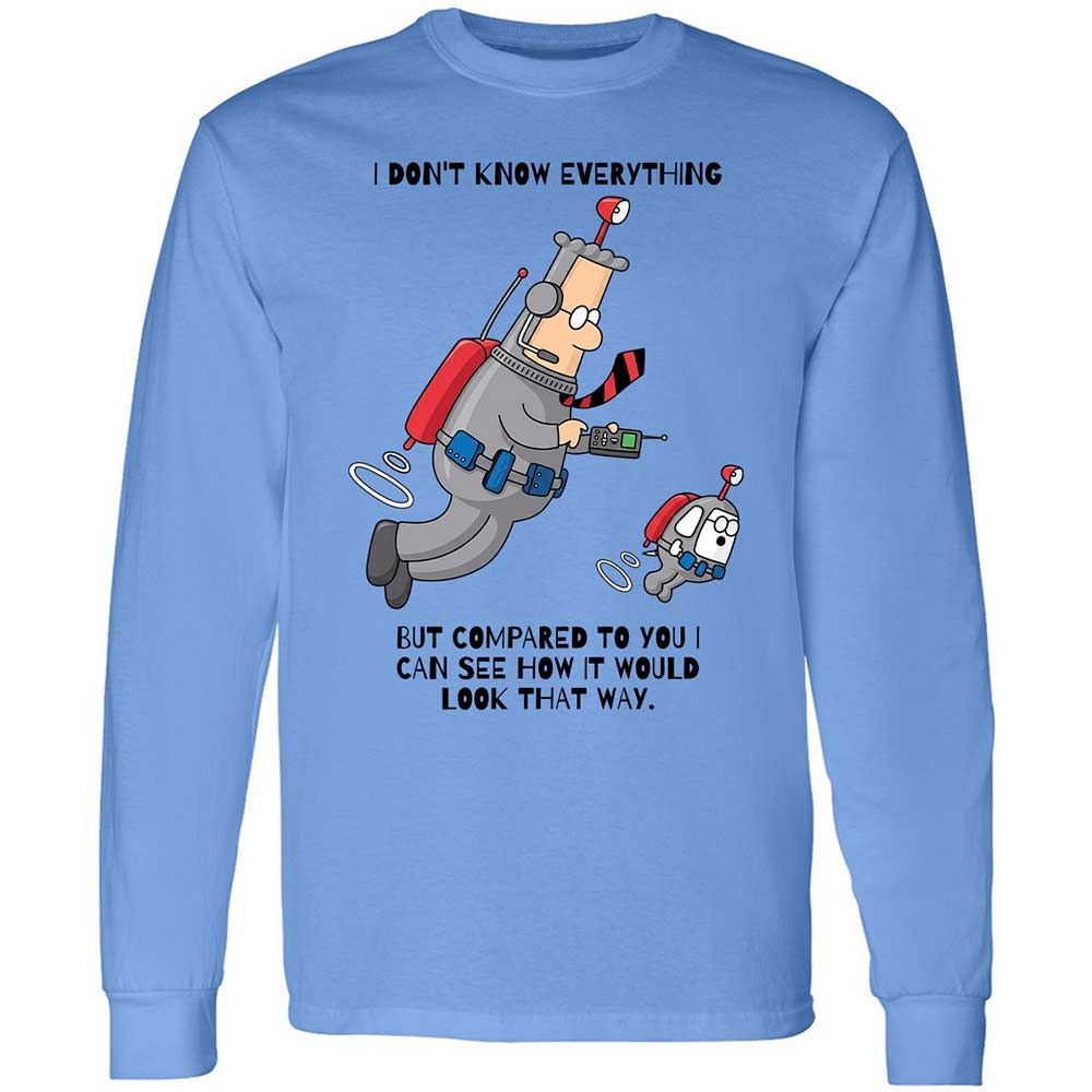 I don't know everything - Carolina Blue - 5