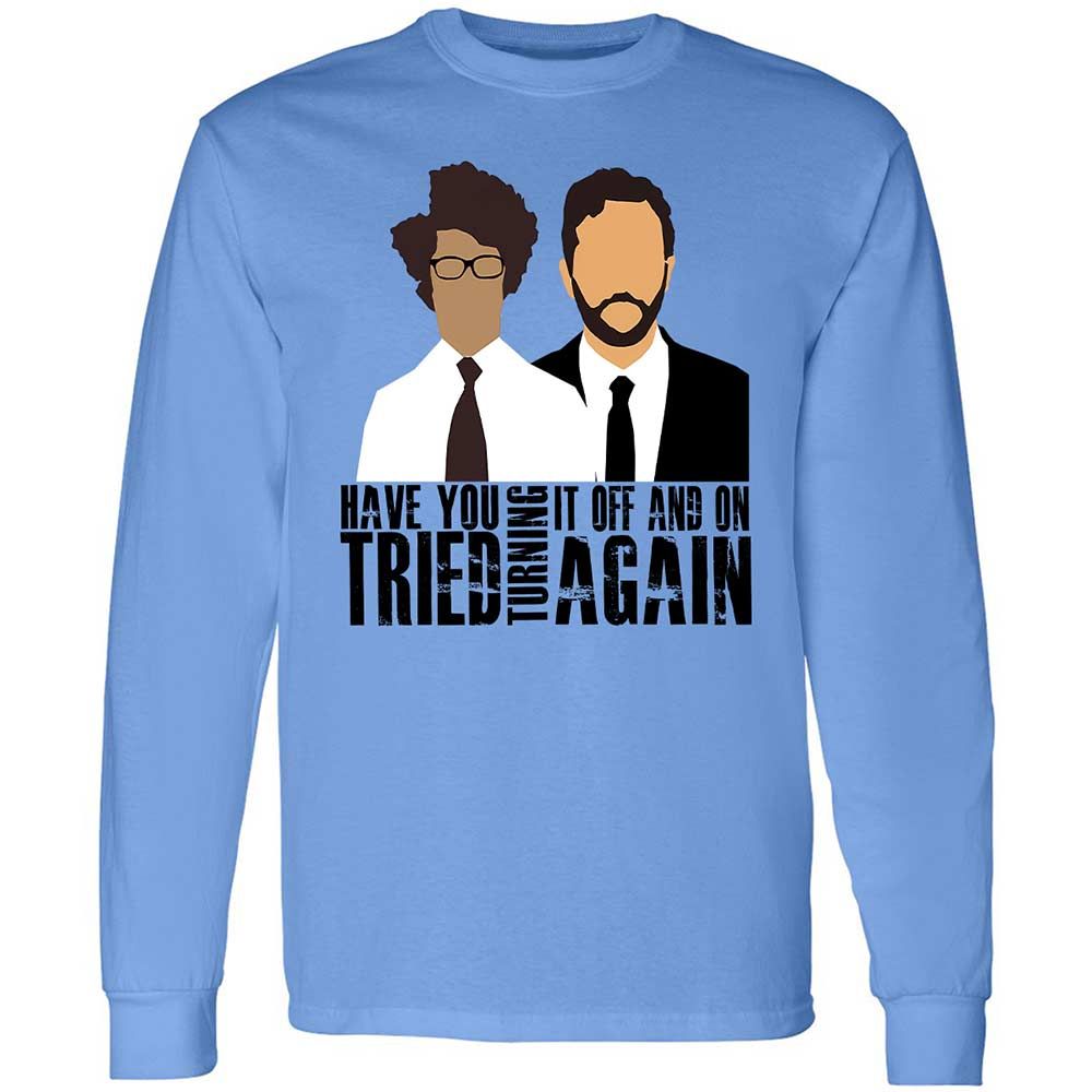 Long Sleeve T-Shirt - UXBJDPUN - Carolina Blue - 5