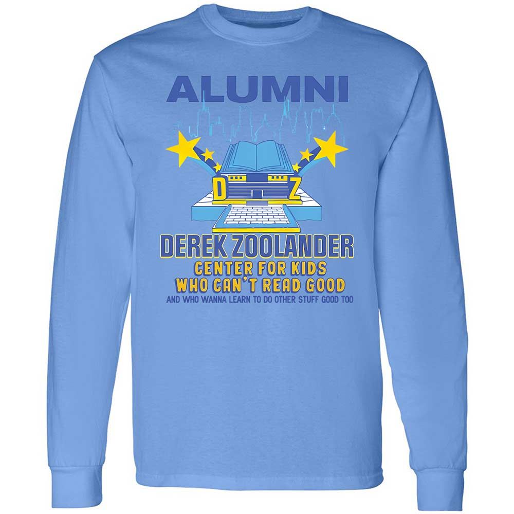 Long Sleeve T-Shirt - C1ZGL87J - Carolina Blue - 5