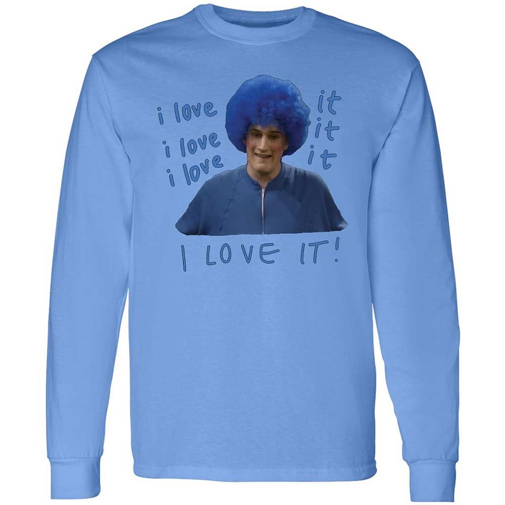 Long Sleeve T-Shirt - CGQZPUUJ - Carolina Blue - 5