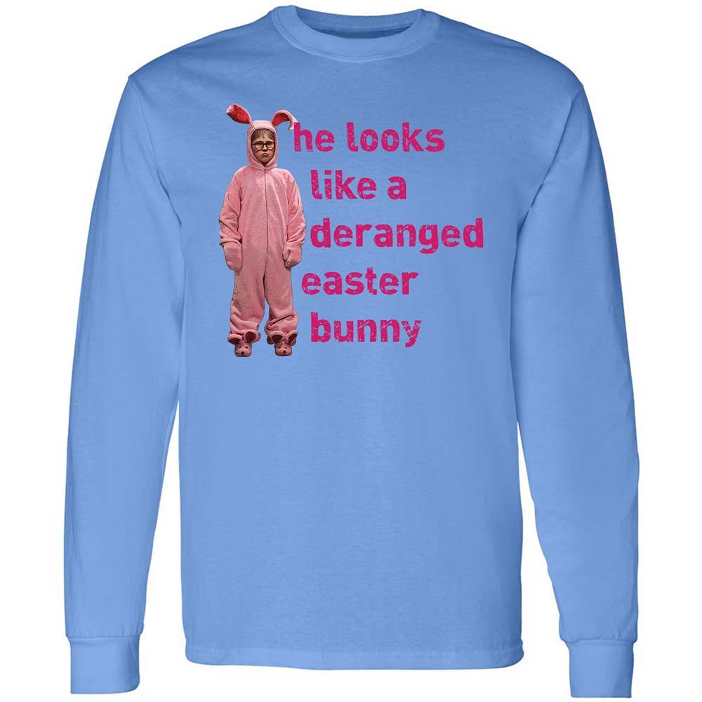 He Looks Like a Deranged Easter Bunny - Carolina Blue - 5