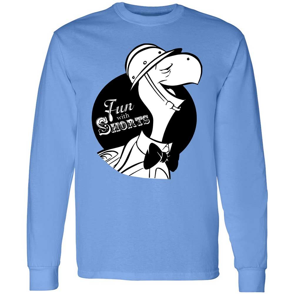 Long Sleeve T-Shirt - VDRB5KY8 - Carolina Blue - 5