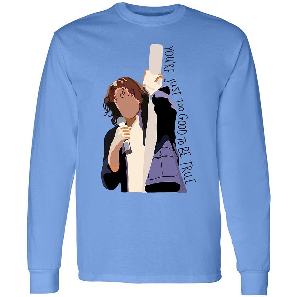 Long Sleeve T-Shirt - B1E4SJT9 - Carolina Blue - 5