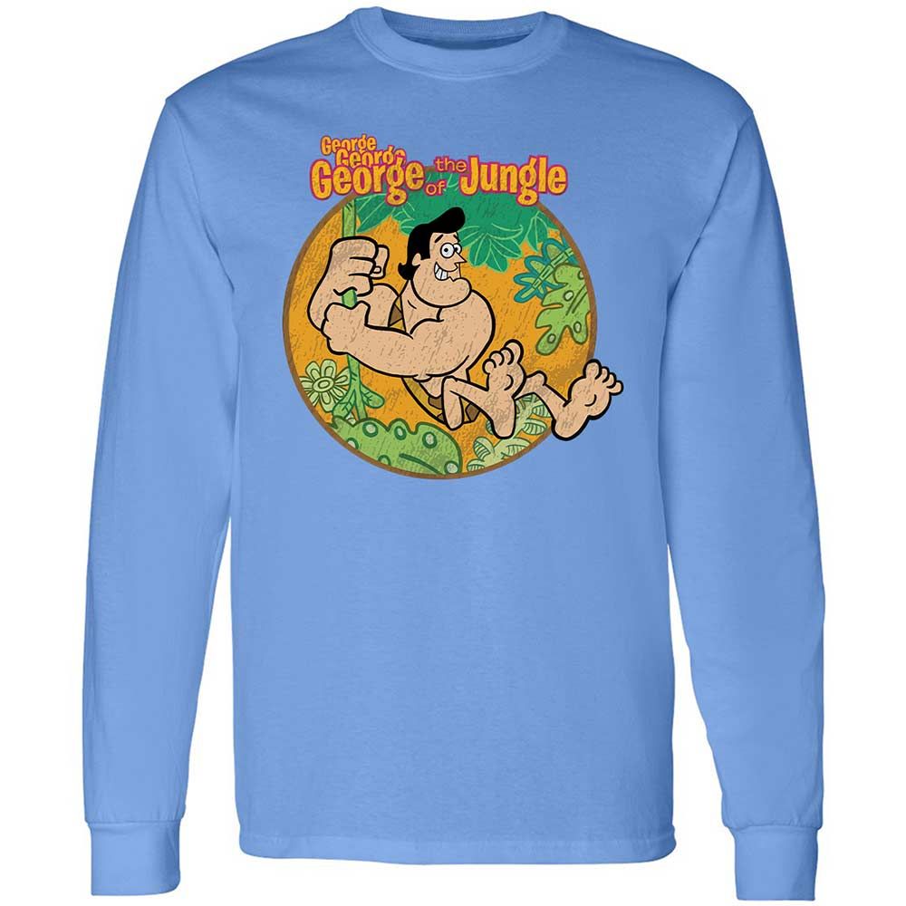 Long Sleeve T-Shirt - UQYC6GGG - Carolina Blue - 5