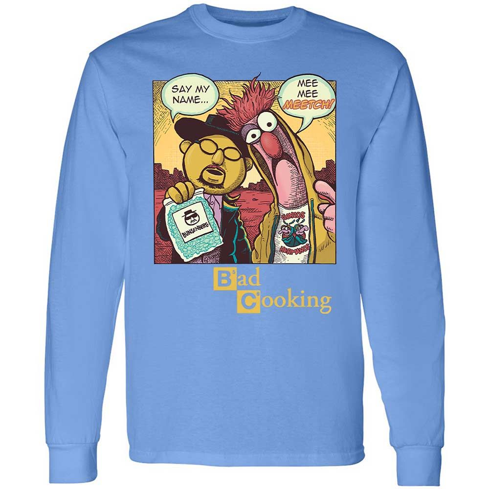 Long Sleeve T-Shirt - DKHZLXDK - Carolina Blue - 5