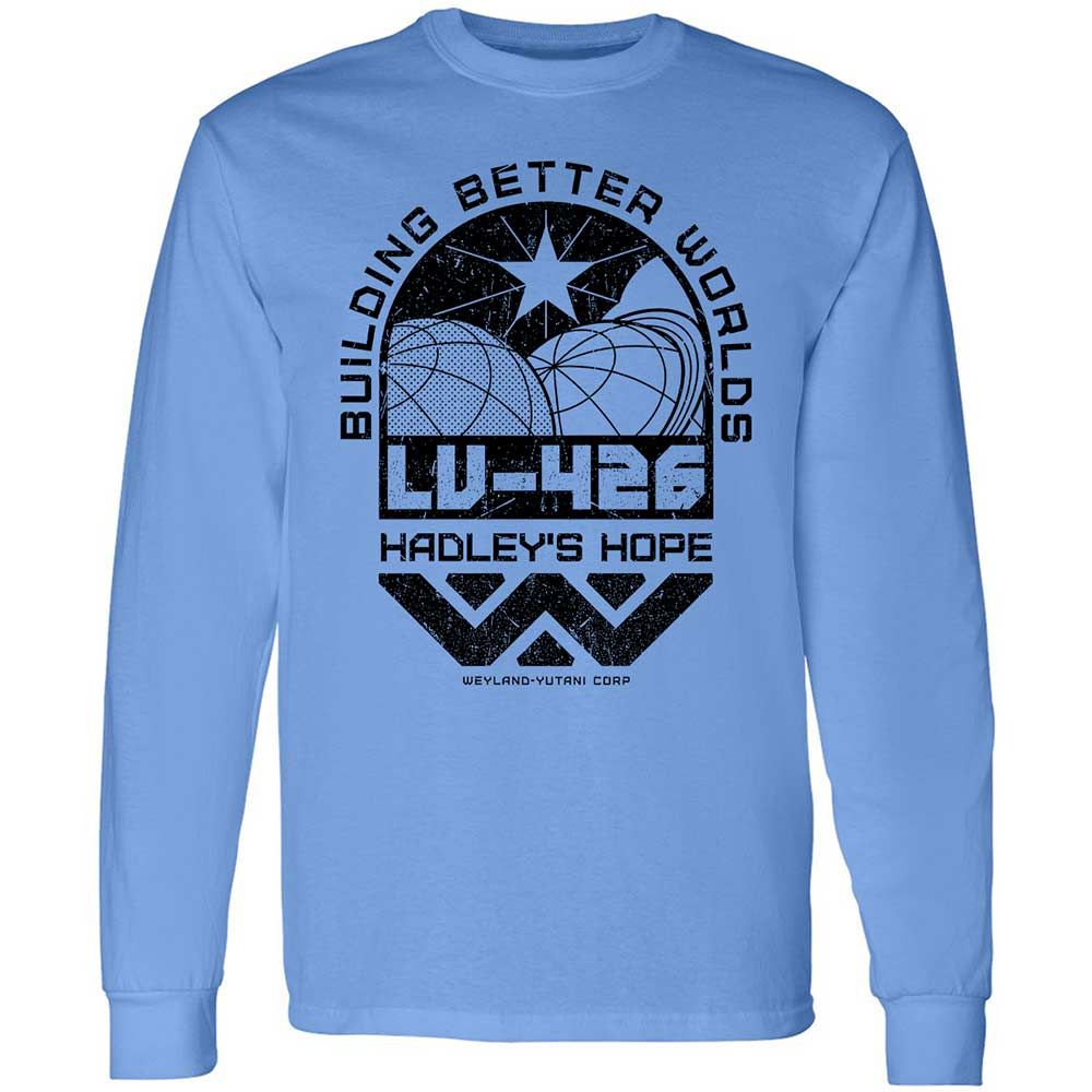 Long Sleeve T-Shirt - NHFJKE58 - Carolina Blue - 5