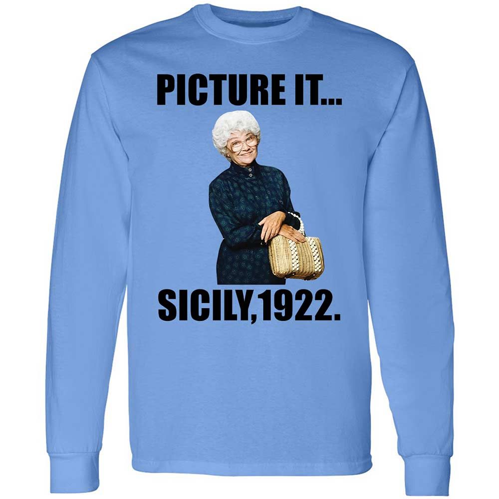 Long Sleeve T-Shirt - AH6J1NFE - Carolina Blue - 5