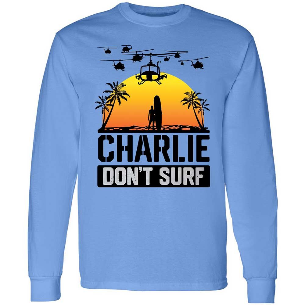 Long Sleeve T-Shirt - XJR6FW9M - Carolina Blue - 5