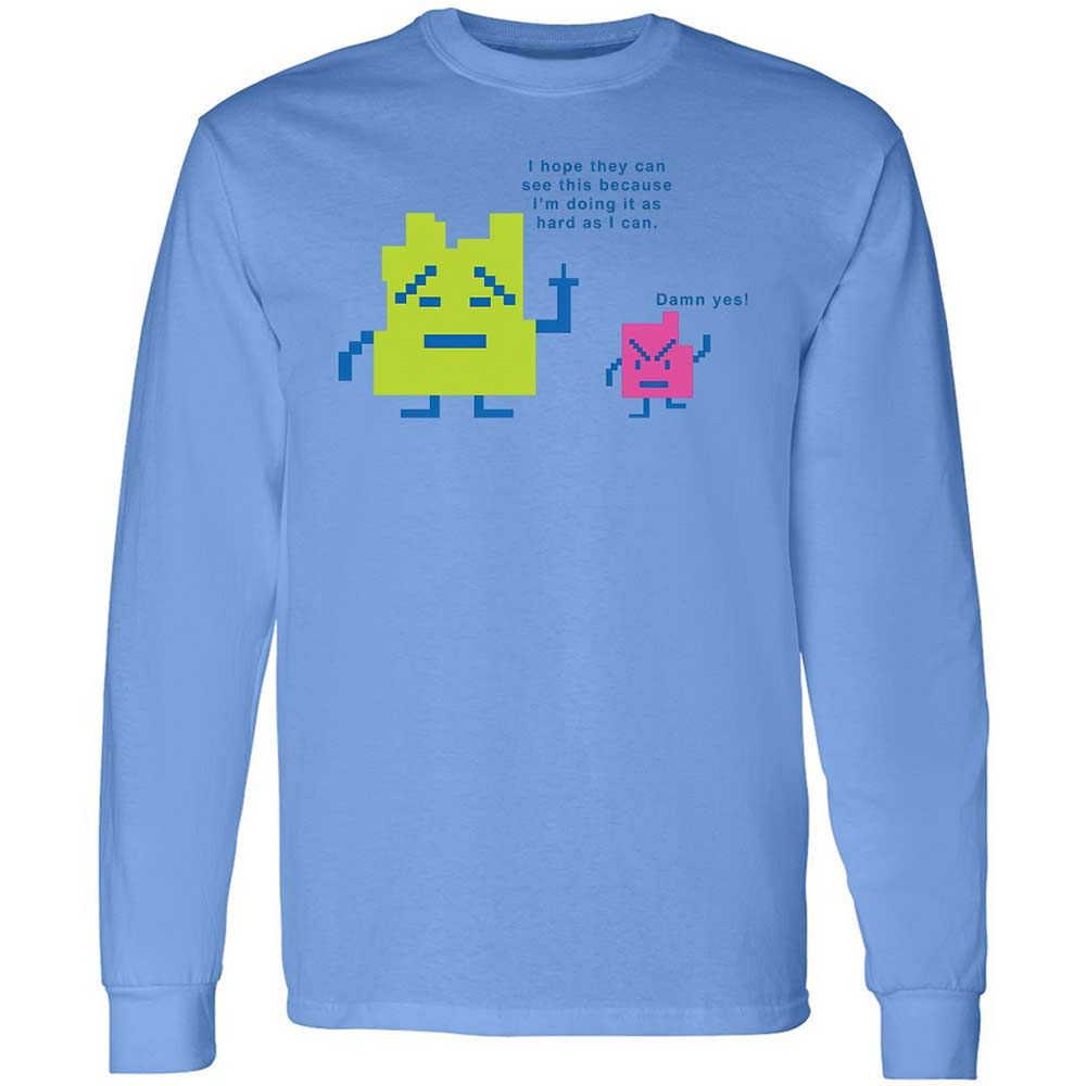 Long Sleeve T-Shirt - SMPANMPZ - Carolina Blue - 5