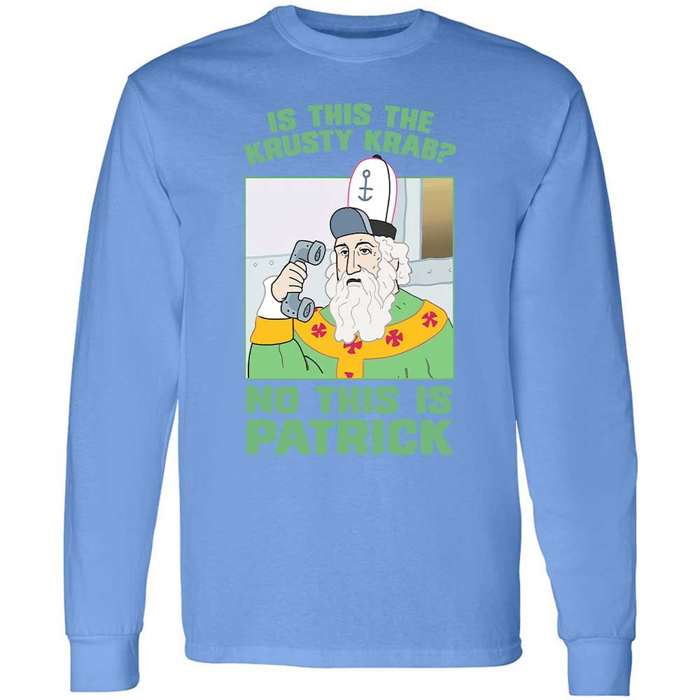 Long Sleeve T-Shirt - SQJR8M9R - Carolina Blue - 5