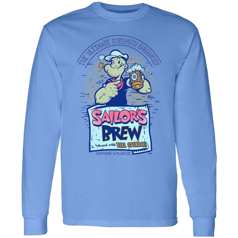 Long Sleeve T-Shirt - XQRSCW7R - Carolina Blue - 5