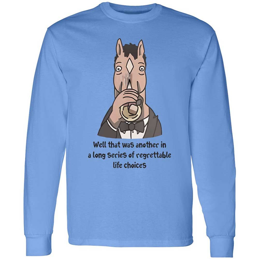 Long Sleeve T-Shirt - BPCSDKHK - Carolina Blue - 5