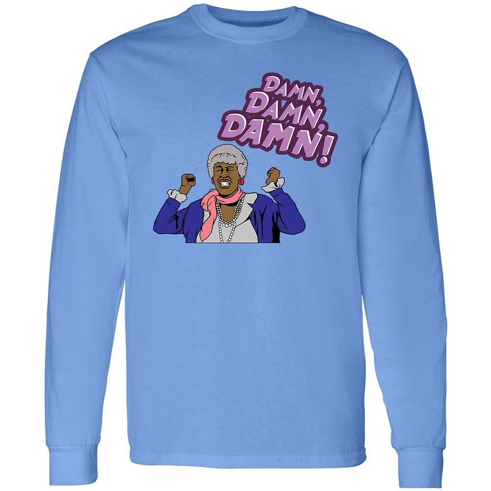 Long Sleeve T-Shirt - CC5WYAL4 - Carolina Blue - 5